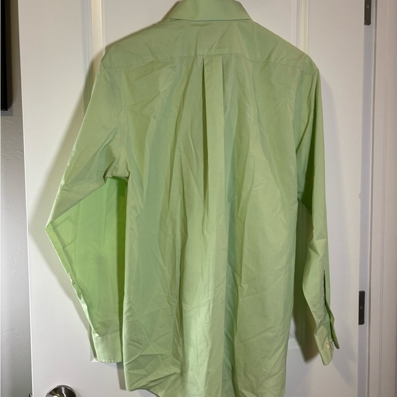 Stafford apple green button down - Picture 8 of 10